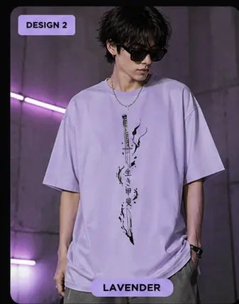 Unisex Sylish Trendy Anime Printed T-shirt(Naruto)Anime Oversized Shirt Trendyus
