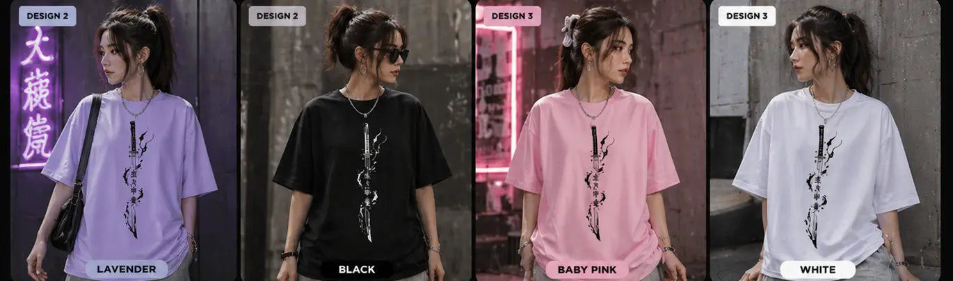 Unisex Sylish Trendy Anime Printed T-shirt(Naruto)Anime Oversized Shirt Trendyus
