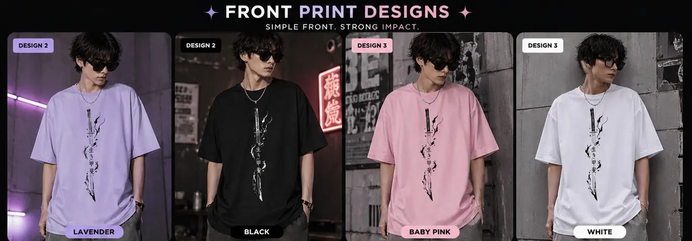 Unisex Sylish Trendy Anime Printed T-shirt(Naruto)Anime Oversized Shirt Trendyus