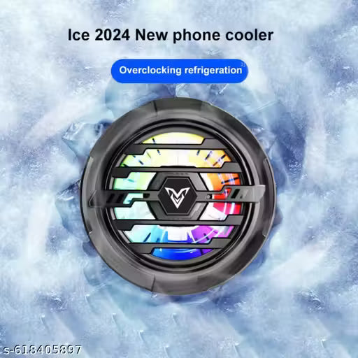 Super Cool Magnetic Mobile Cooling Pad Heatsink Thermal Self-Adhesive Plate to Unleash Mobile Gaming and Live Stream Enhanced Heat Dissipation with Vapor Chamber Technology for Magnetic/Back Clip Phone Radiator | With Removable Clips Clamps